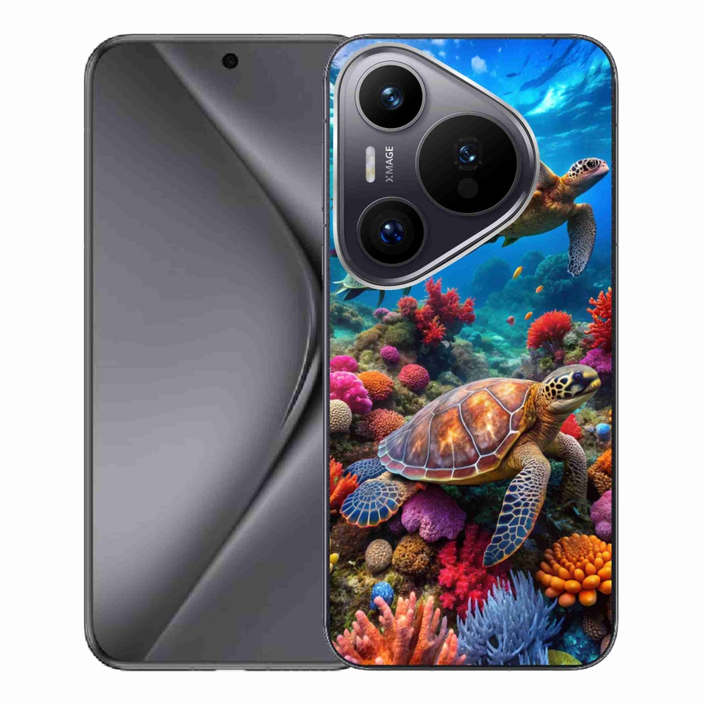 Gélový kryt mmCase na Huawei Pura 70 Pro - morský svet 2