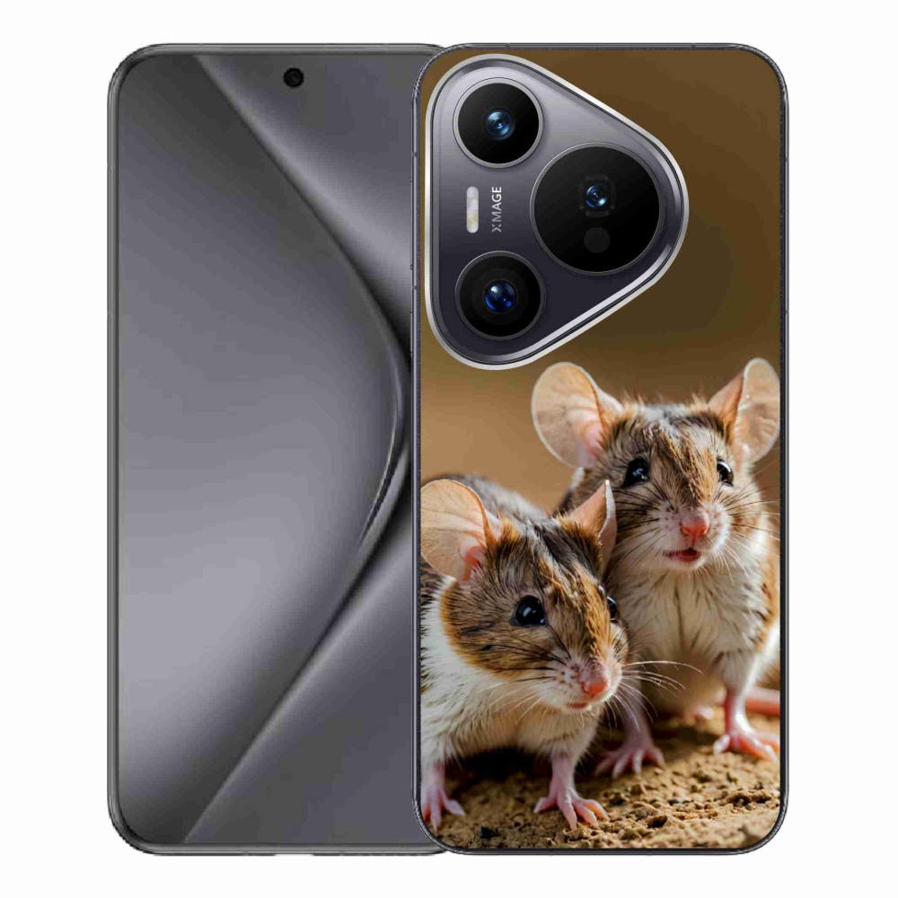 Gélový kryt mmCase na Huawei Pura 70 Pro - myší duo