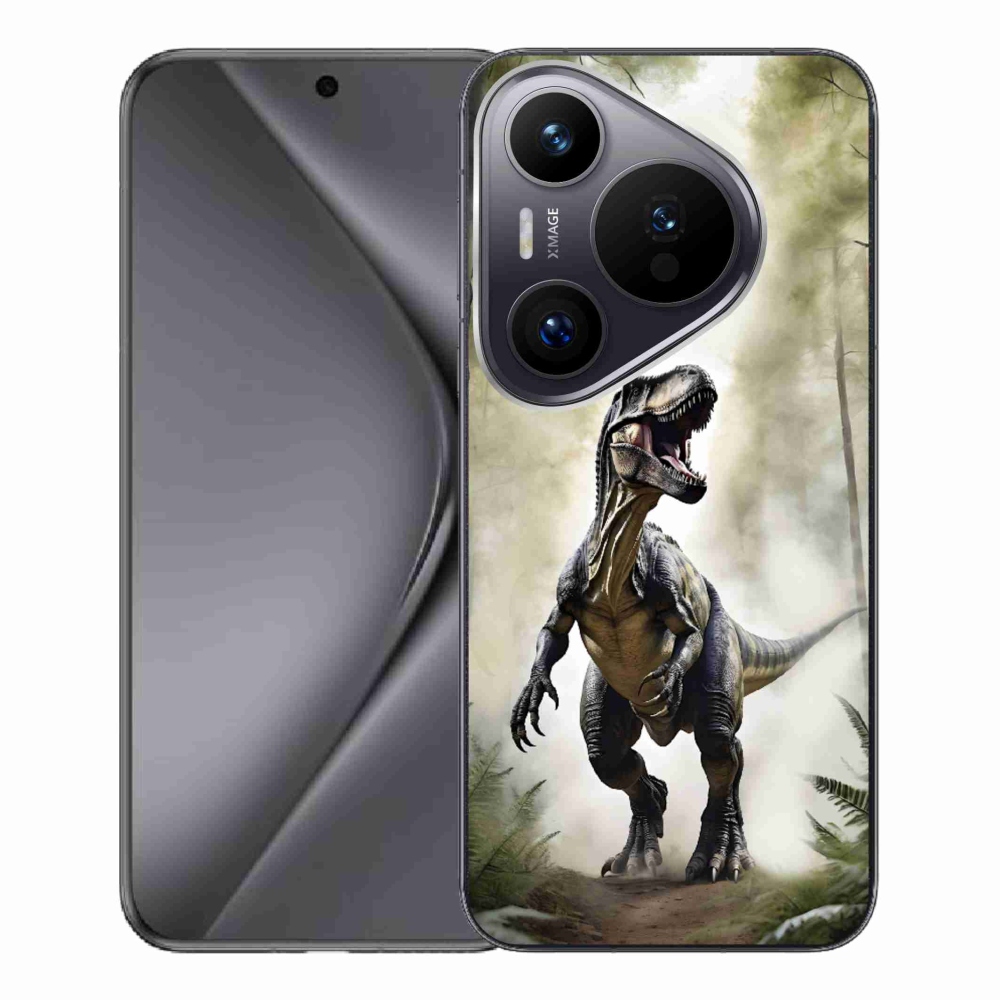 Gélový kryt mmCase na Huawei Pura 70 Pro - naštvaný T-Rex