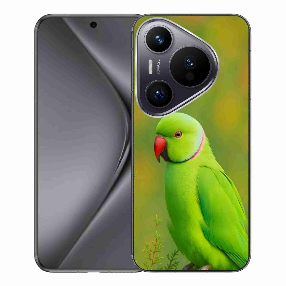 Gélový kryt mmCase na Huawei Pura 70 Pro - papagáj Alexandr 2