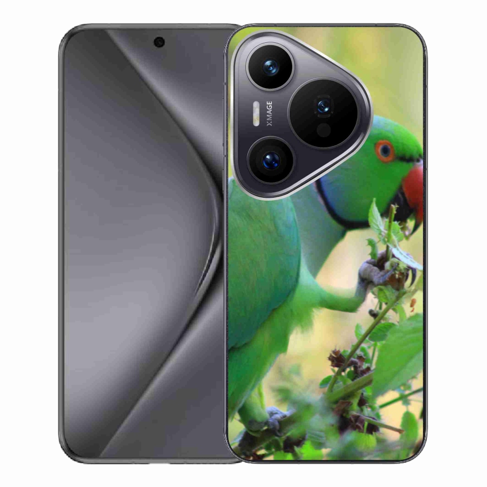 Gélový kryt mmCase na Huawei Pura 70 Pro - papagáj Alexandr
