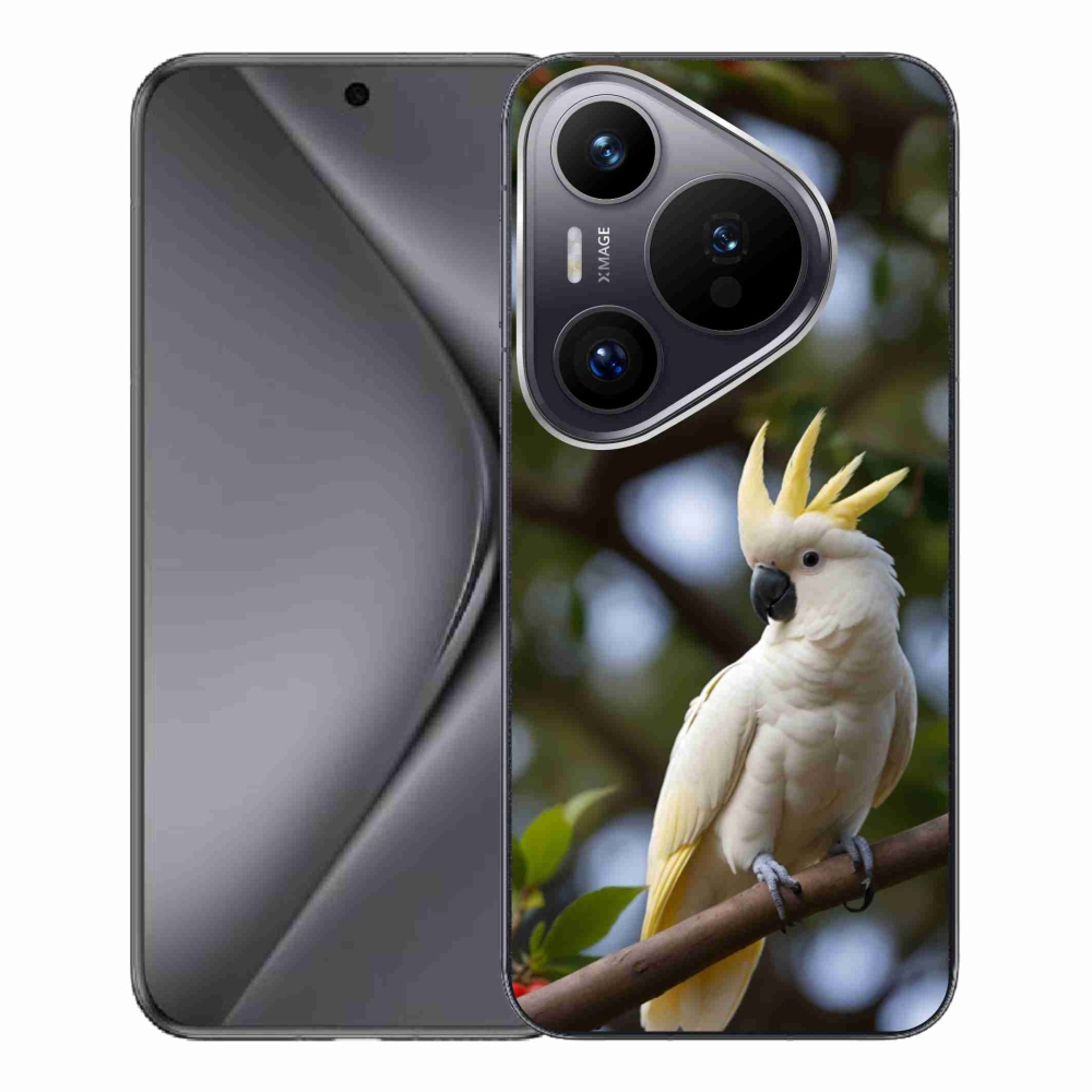 Gélový kryt mmCase na Huawei Pura 70 Pro - papagáj kakadu 3