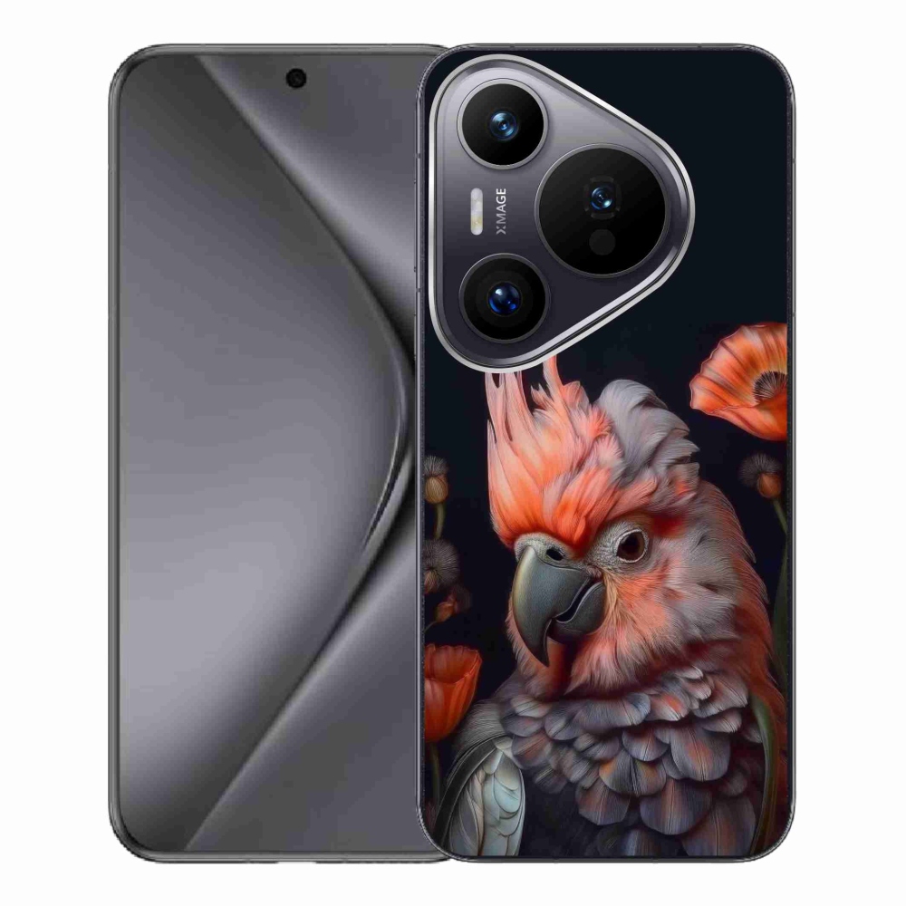 Gélový kryt mmCase na Huawei Pura 70 Pro - papagáj kakadu vo farbách