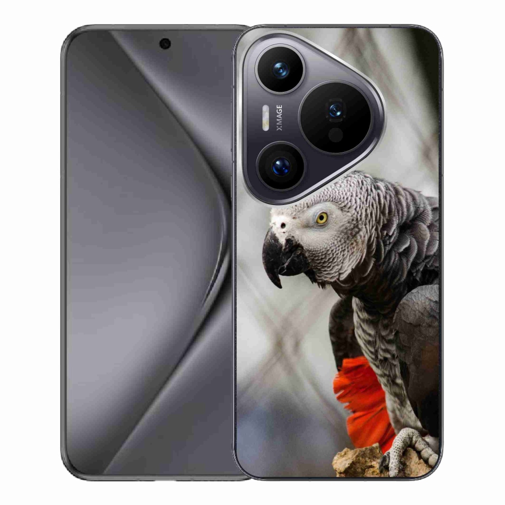 Gélový kryt mmCase na Huawei Pura 70 Pro - papagáj žako 3