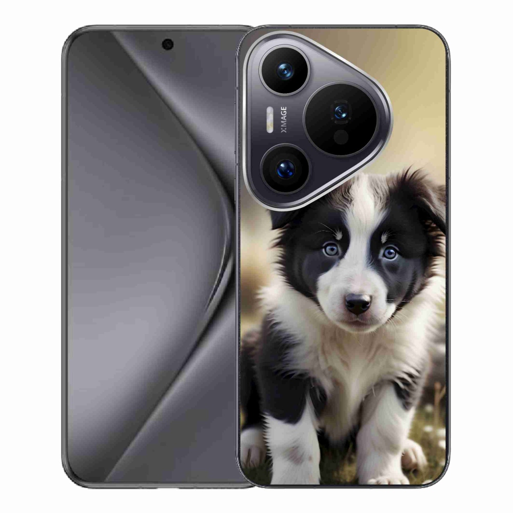Gélový kryt mmCase na Huawei Pura 70 Pro - roztomilá border kólia