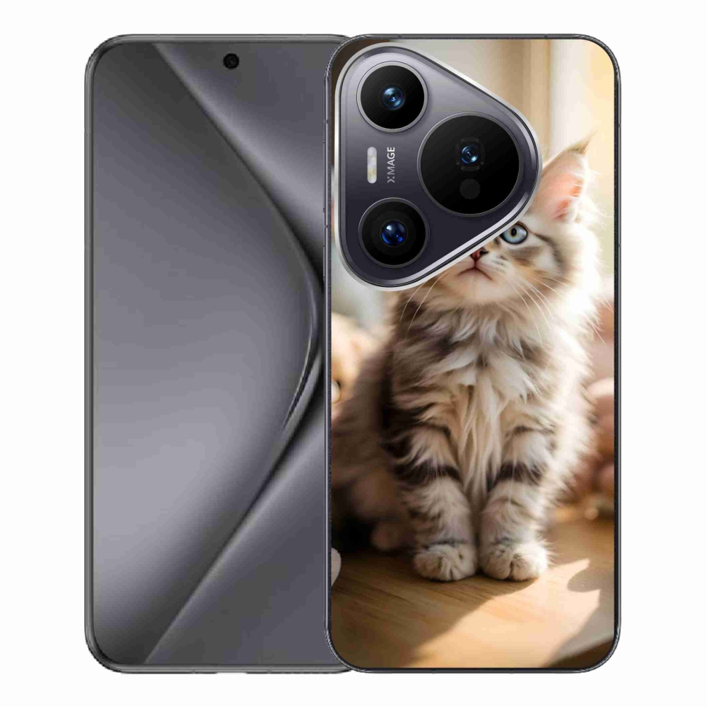 Gélový kryt mmCase na Huawei Pura 70 Pro - roztomilé mačiatko 10