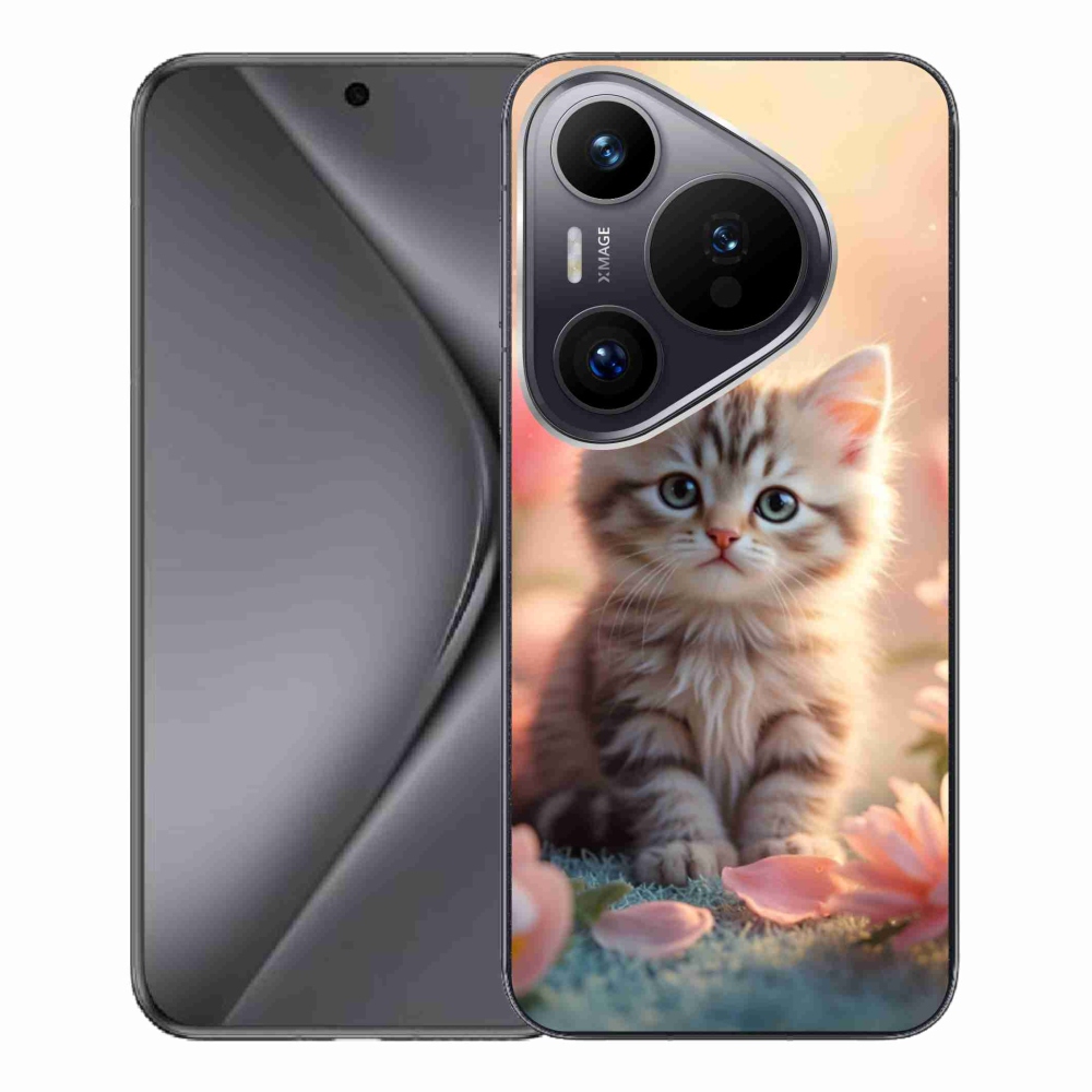 Gélový kryt mmCase na Huawei Pura 70 Pro - roztomilé mačiatko 8