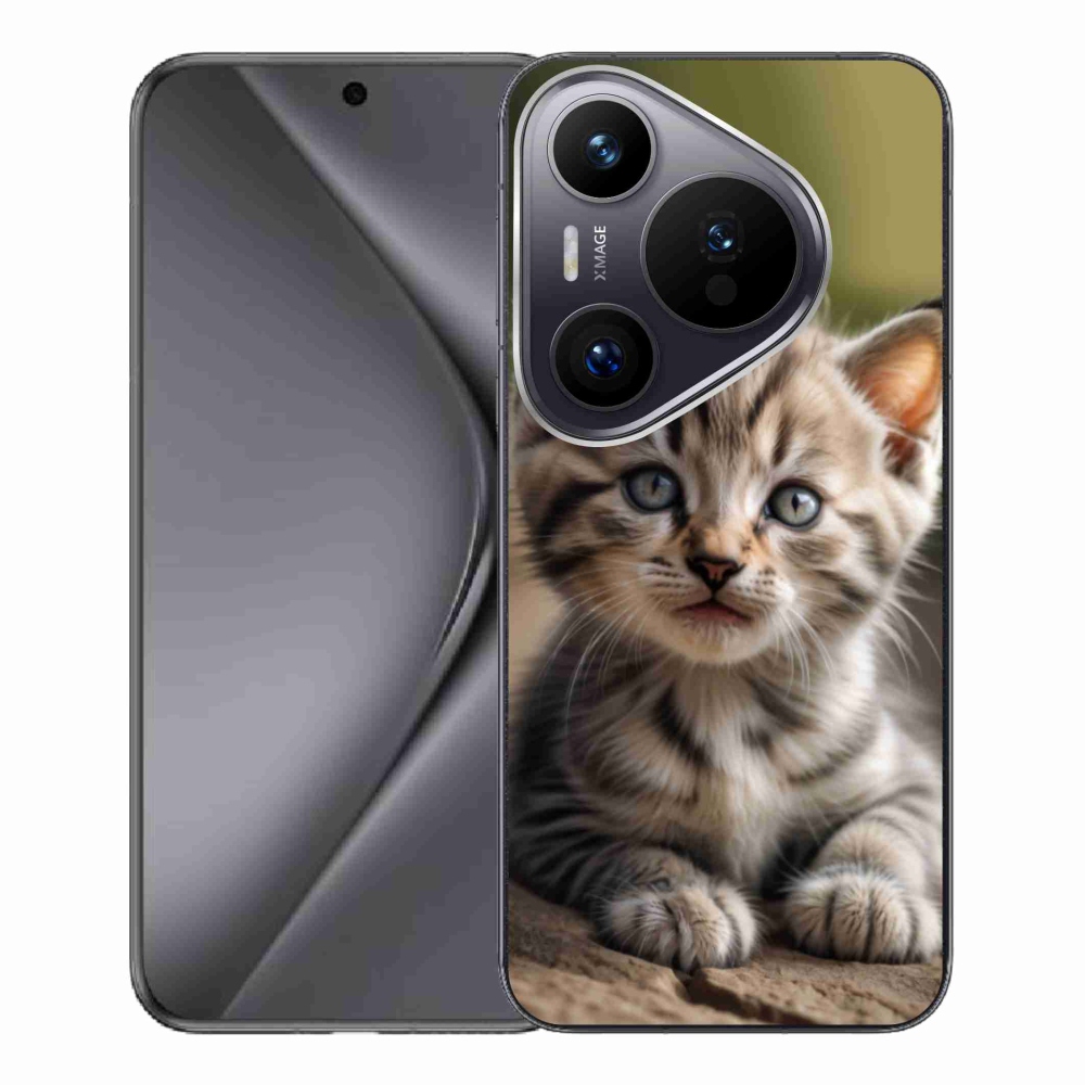 Gélový kryt mmCase na Huawei Pura 70 Pro - roztomilé mačiatko 9
