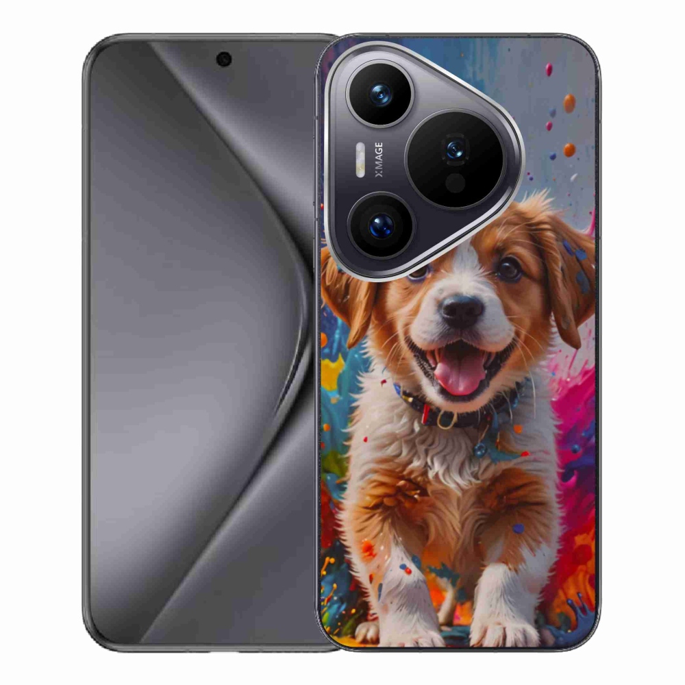 Gélový kryt mmCase na Huawei Pura 70 Pro - roztomilé šteňa 3