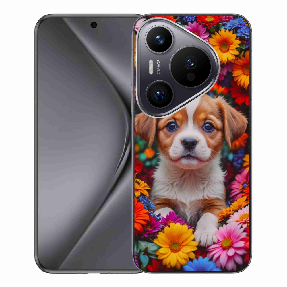 Gélový kryt mmCase na Huawei Pura 70 Pro - roztomilé šteňa