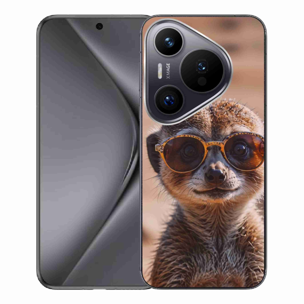Gélový kryt mmCase na Huawei Pura 70 Pro - štýlové surikata