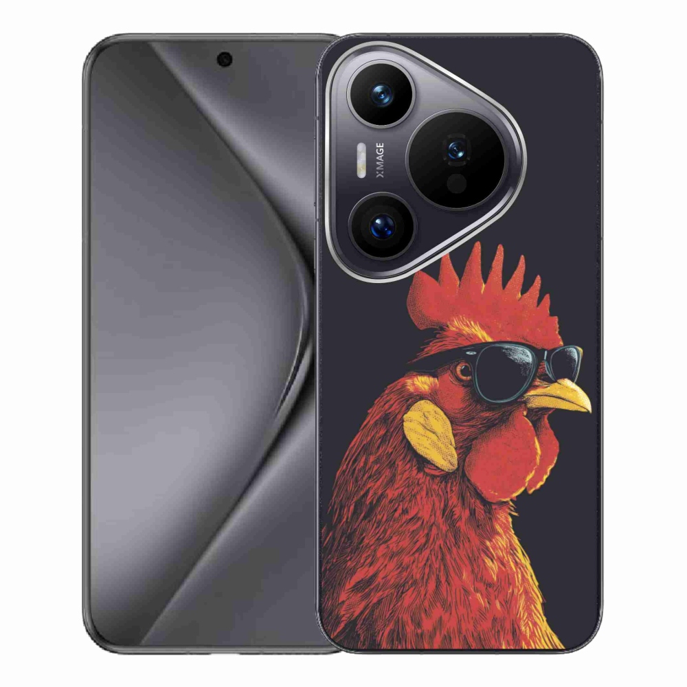 Gélový kryt mmCase na Huawei Pura 70 Pro - štýlový kohút