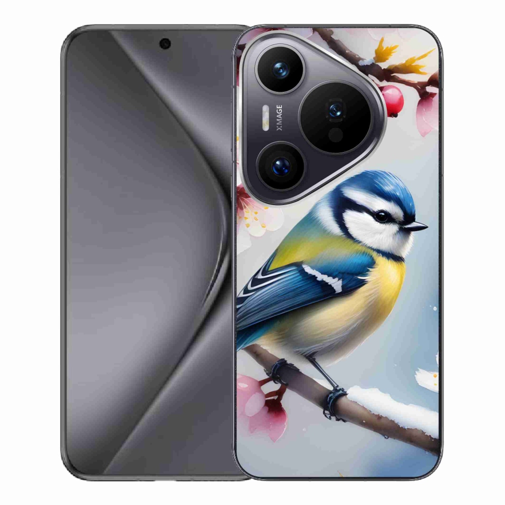 Gélový kryt mmCase na Huawei Pura 70 Pro - sýkorka