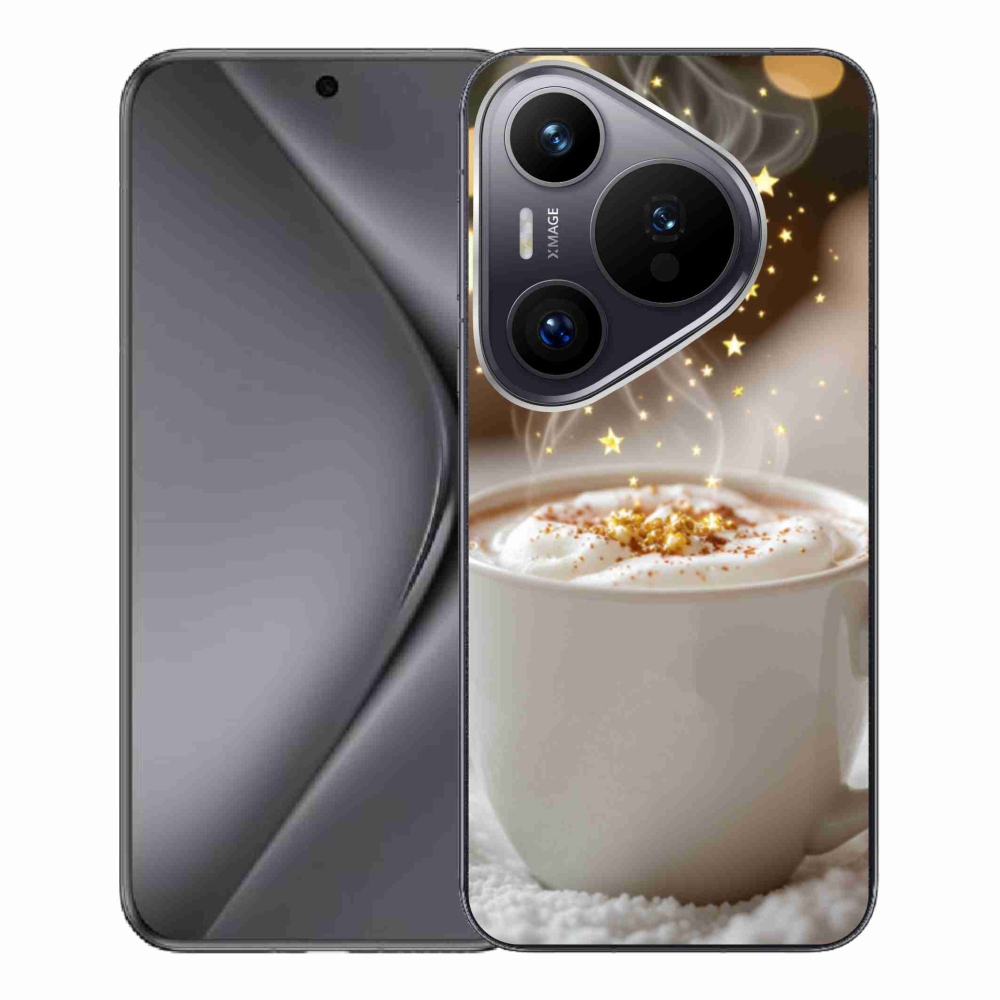 Gélový kryt mmCase na Huawei Pura 70 Pro - vianočný horúci nápoj