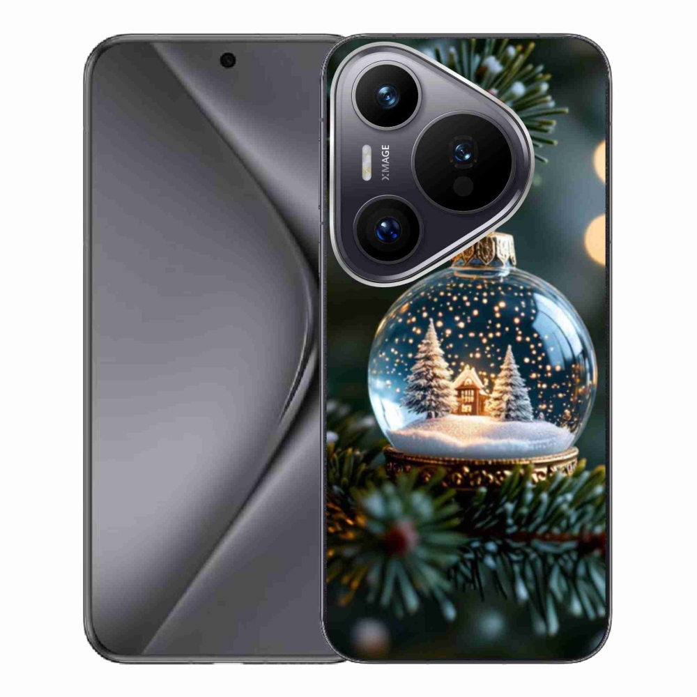 Gélový kryt mmCase na Huawei Pura 70 Pro - vianočné gule 2