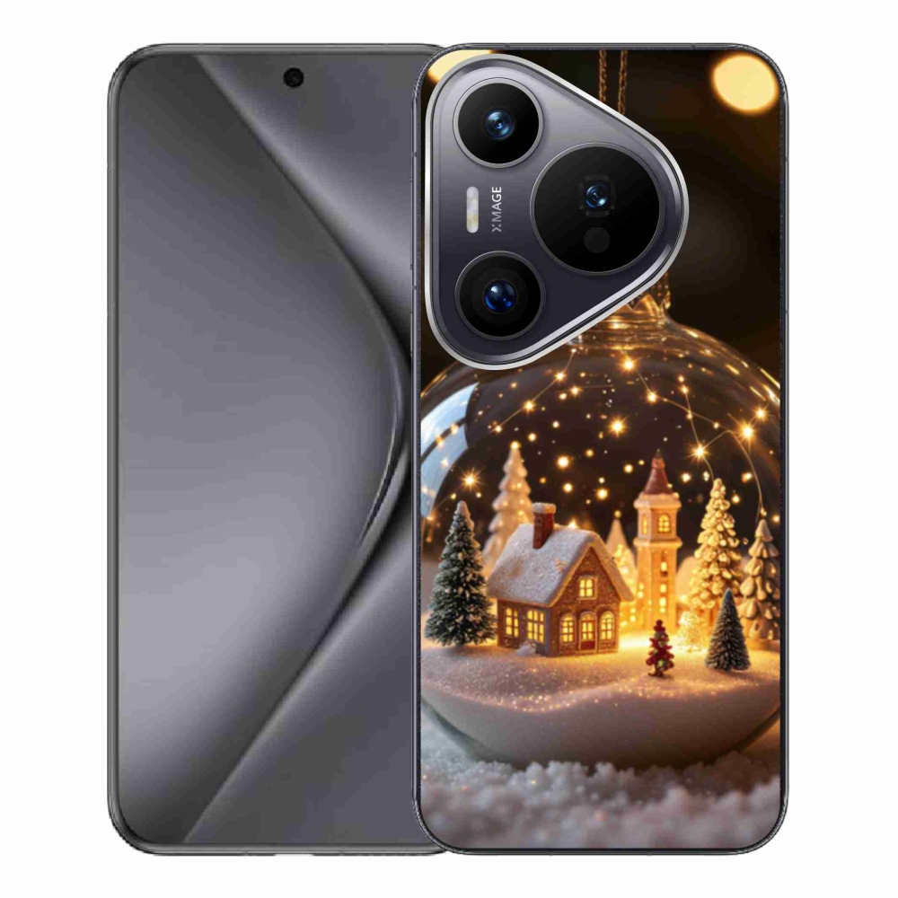Gélový kryt mmCase na Huawei Pura 70 Pro - vianočné gule 3