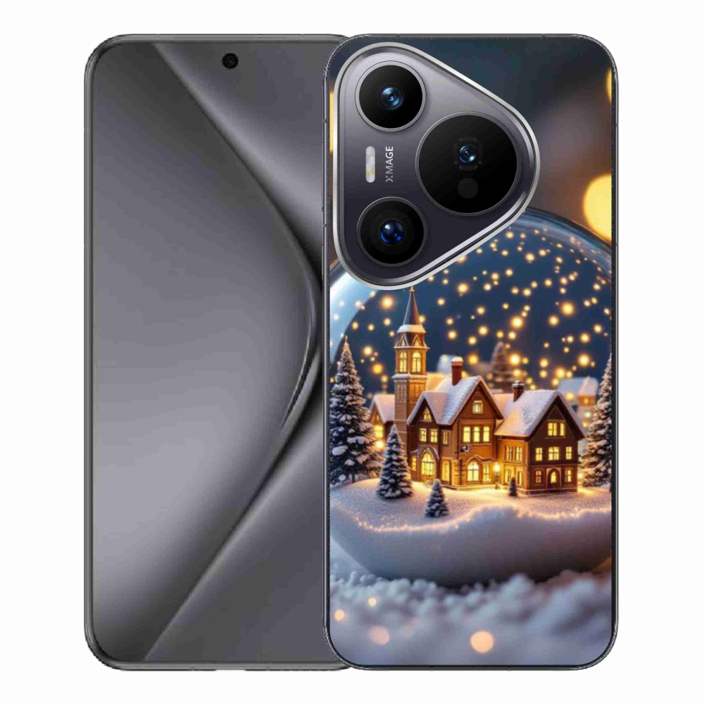 Gélový kryt mmCase na Huawei Pura 70 Pro - vianočné gule 4