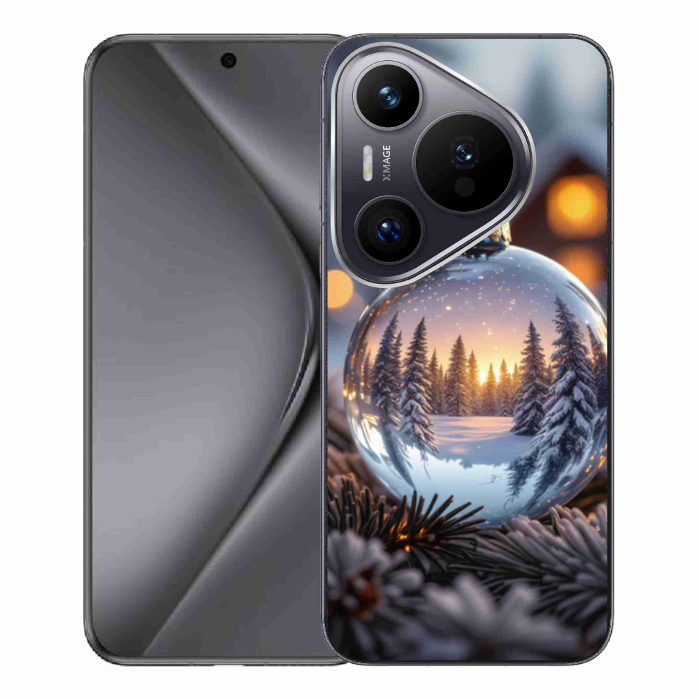 Gélový kryt mmCase na Huawei Pura 70 Pro - vianočná ozdoba