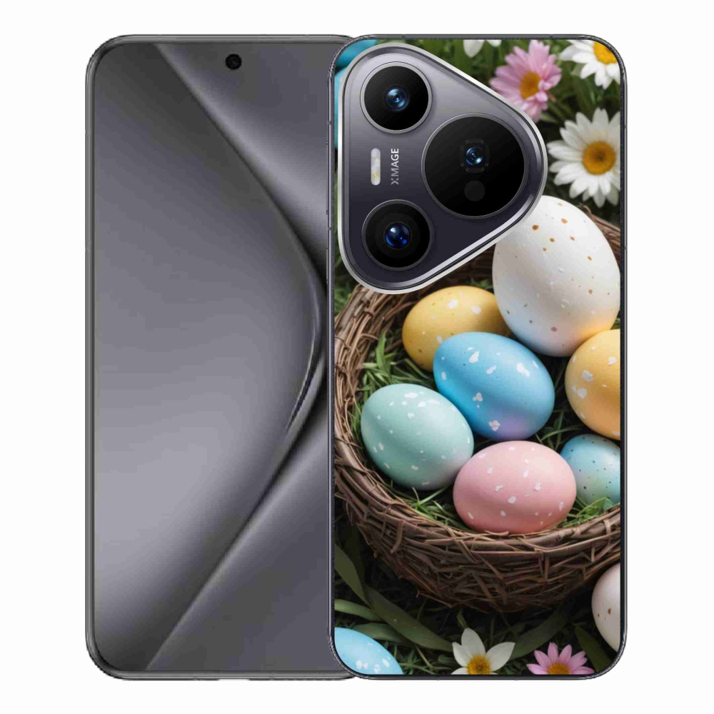 Gélový kryt mmCase na Huawei Pura 70 Pro - veľkonočné vajíčka 2