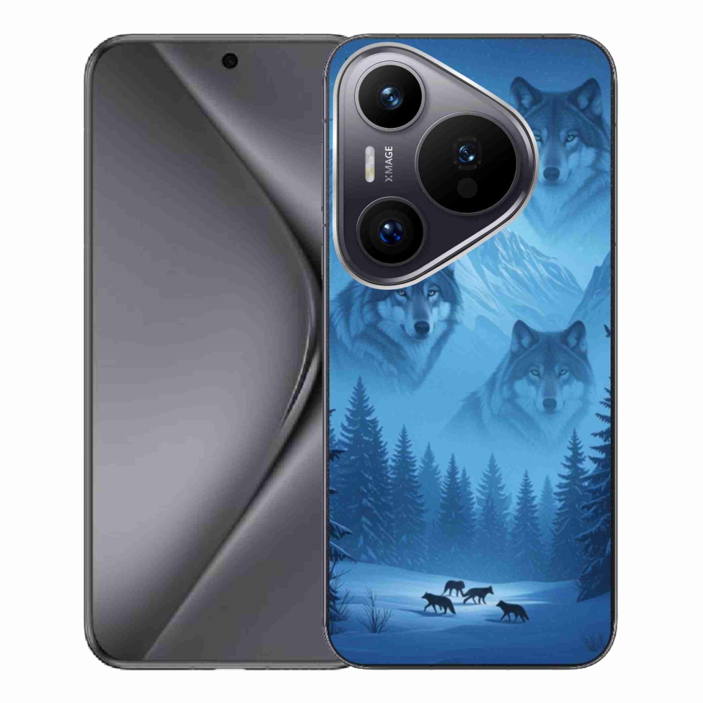 Gélový kryt mmCase na Huawei Pura 70 Pro - vlčia svorka