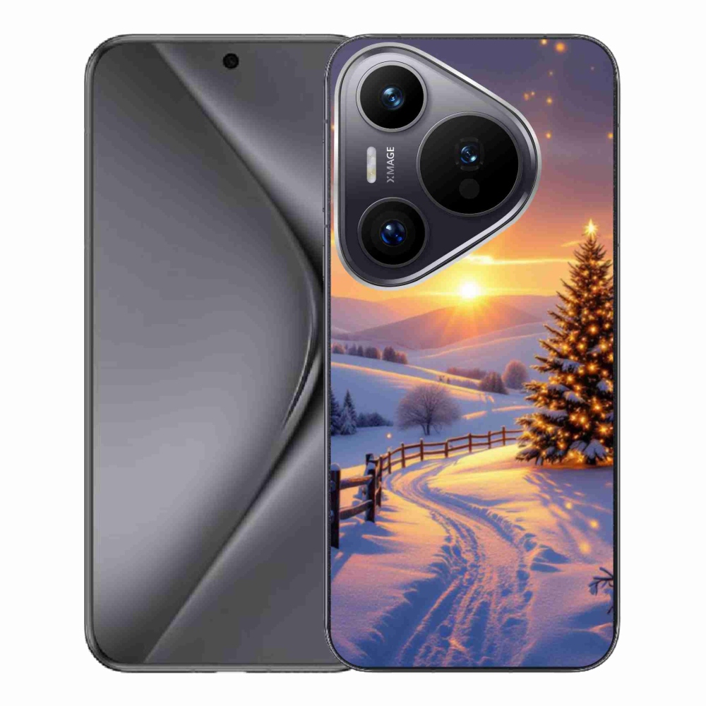 Gélový kryt mmCase na Huawei Pura 70 Pro - zimná krajina