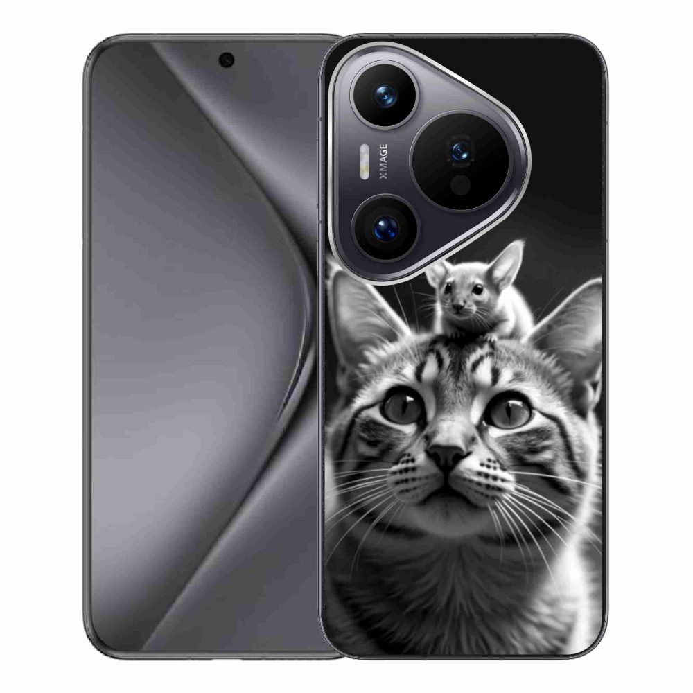 Gélový kryt mmCase na Huawei Pura 70 Pro - zvieracie priateľstvo 2