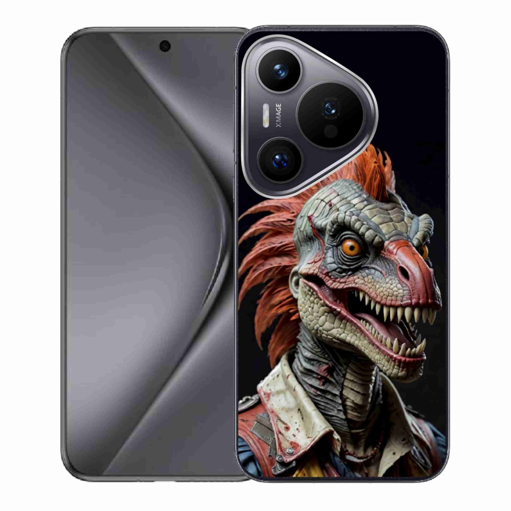 Gélový kryt mmCase na Huawei Pura 70 - punk dinosaurus