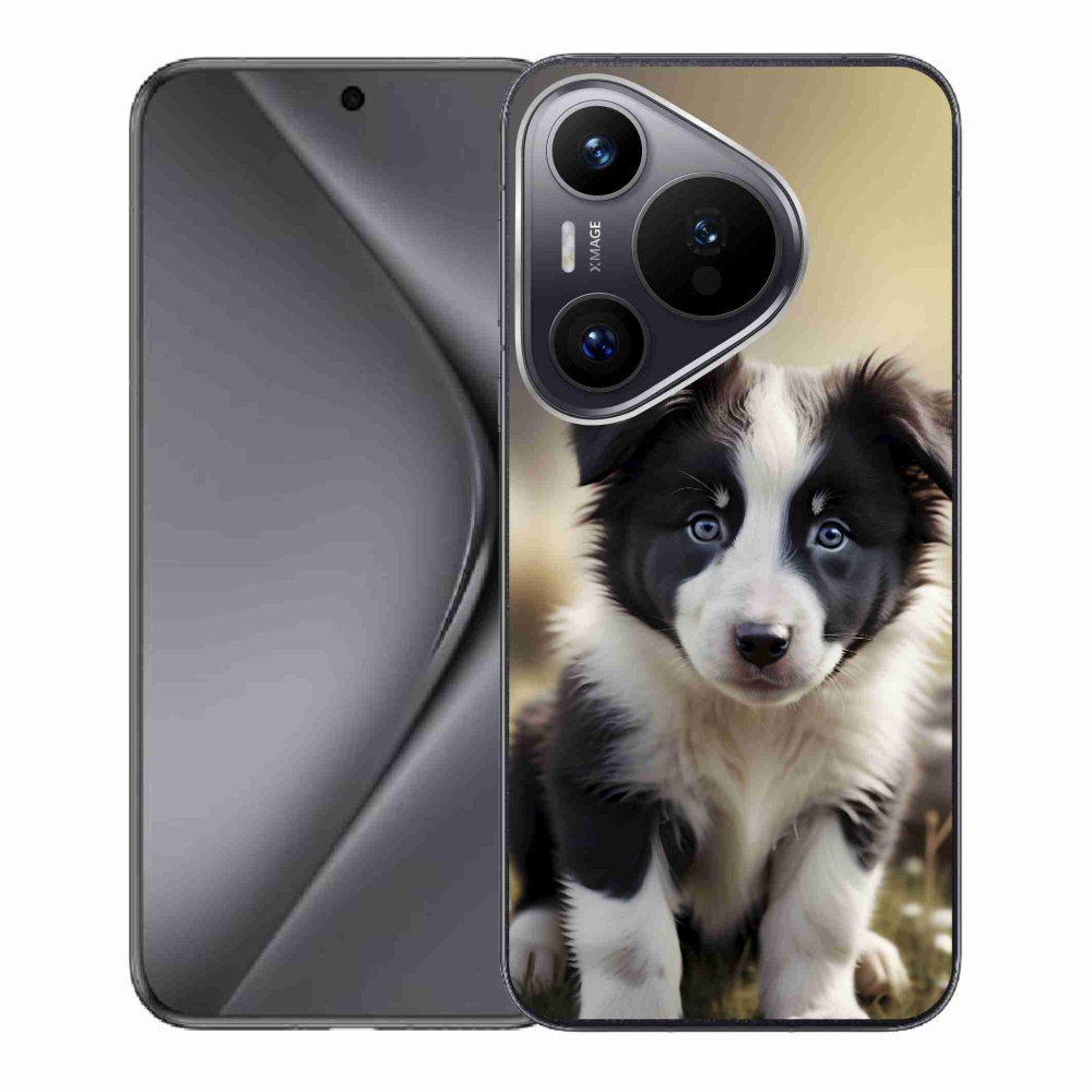 Gélový kryt mmCase na Huawei Pura 70 - roztomilá border kólia