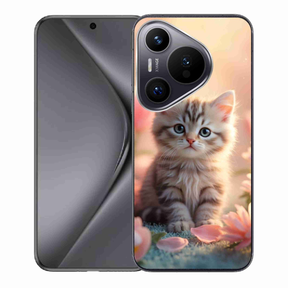 Gélový kryt mmCase na Huawei Pura 70 - roztomilé mačiatko 8