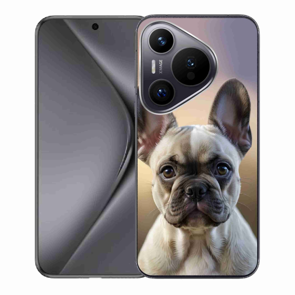 Gélový kryt mmCase na Huawei Pura 70 - roztomilý francúzsky buldoček