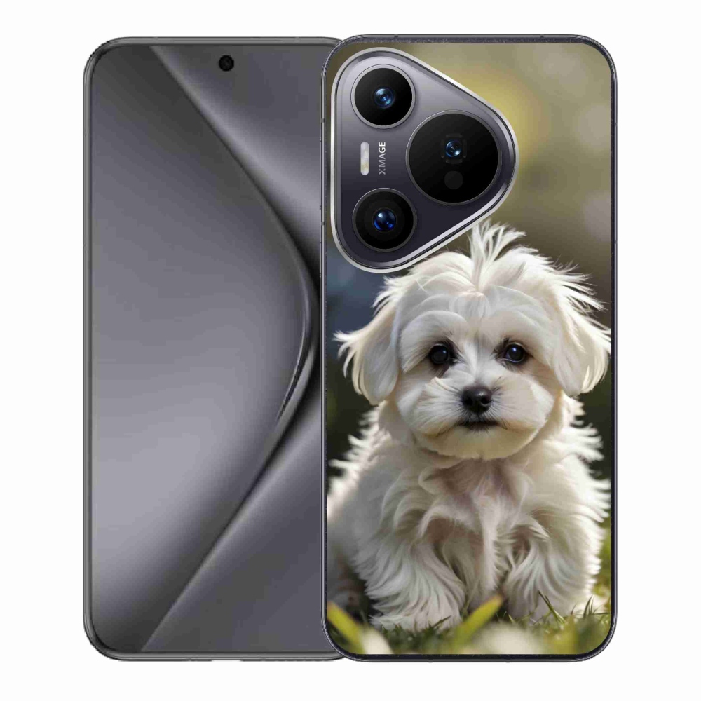 Gélový kryt mmCase na Huawei Pura 70 - roztomilý maltézsky psík