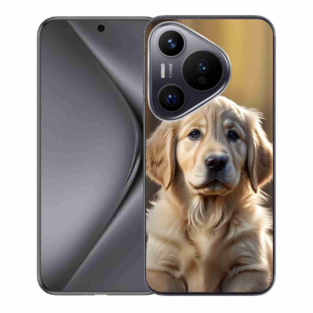 Gélový kryt mmCase na Huawei Pura 70 - roztomilý zlatý retriever