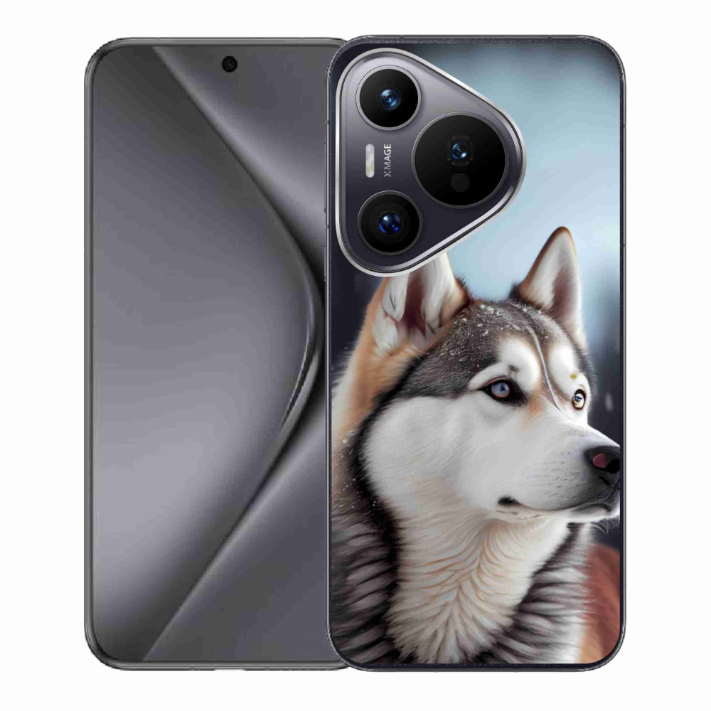 Gélový kryt mmCase na Huawei Pura 70 - sibírsky husky