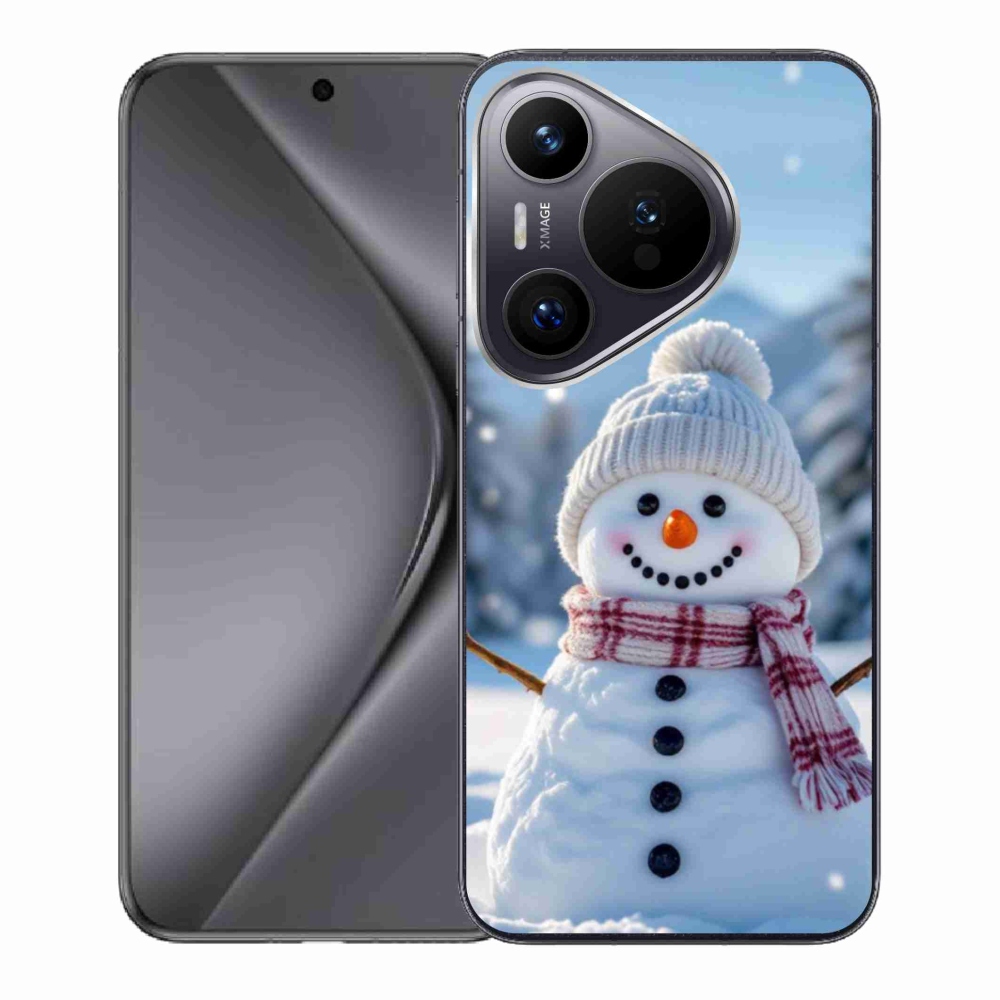 Gélový kryt mmCase na Huawei Pura 70 - snehuliak 3