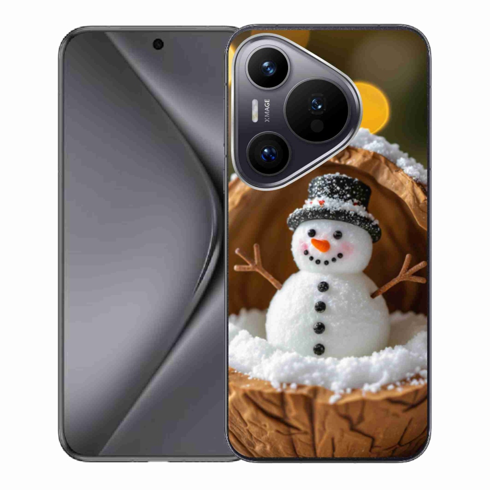 Gélový kryt mmCase na Huawei Pura 70 - snehuliak 4