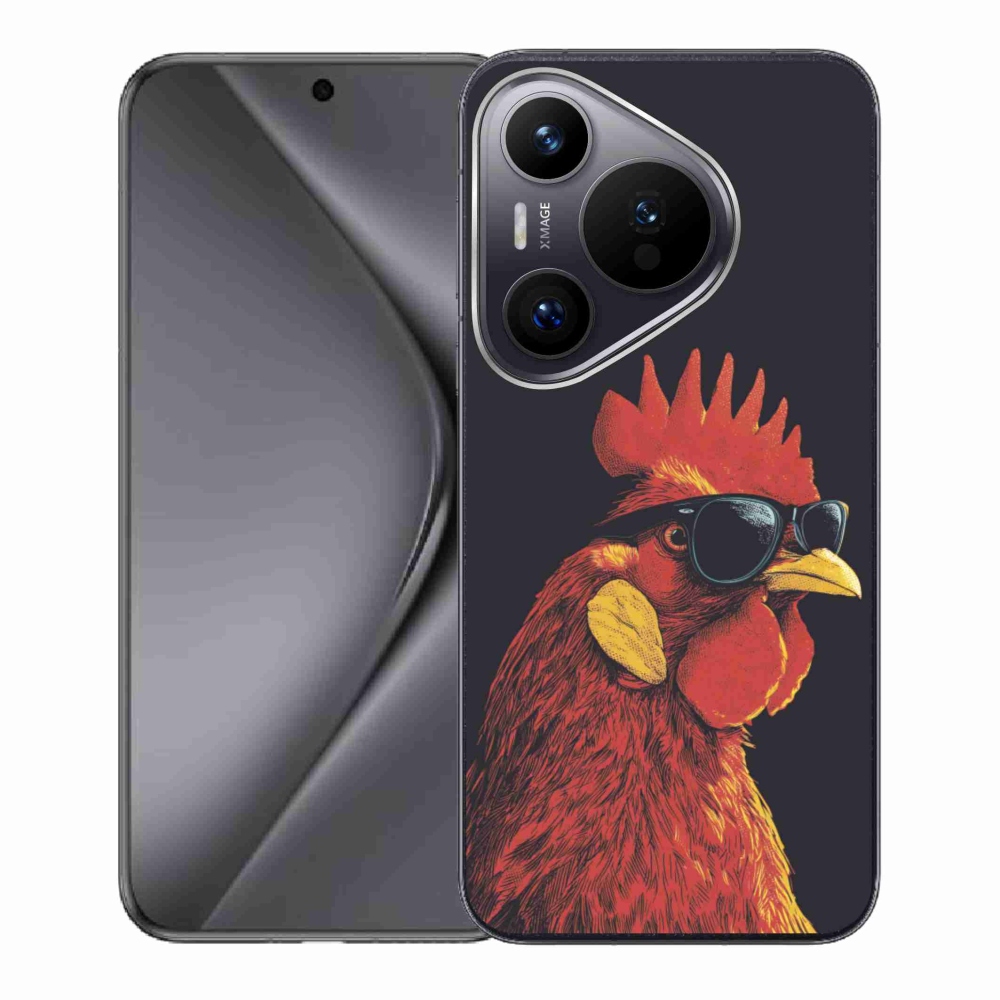 Gélový kryt mmCase na Huawei Pura 70 - štýlový kohút