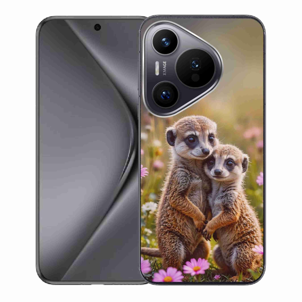 Gélový kryt mmCase na Huawei Pura 70 - surikatí duo