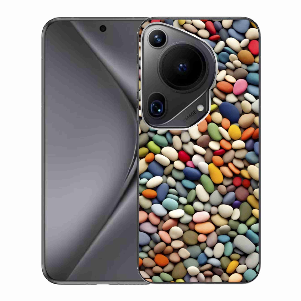 Gélový kryt mmCase na Huawei Pura 70 Ultra - farebné kamienky 2