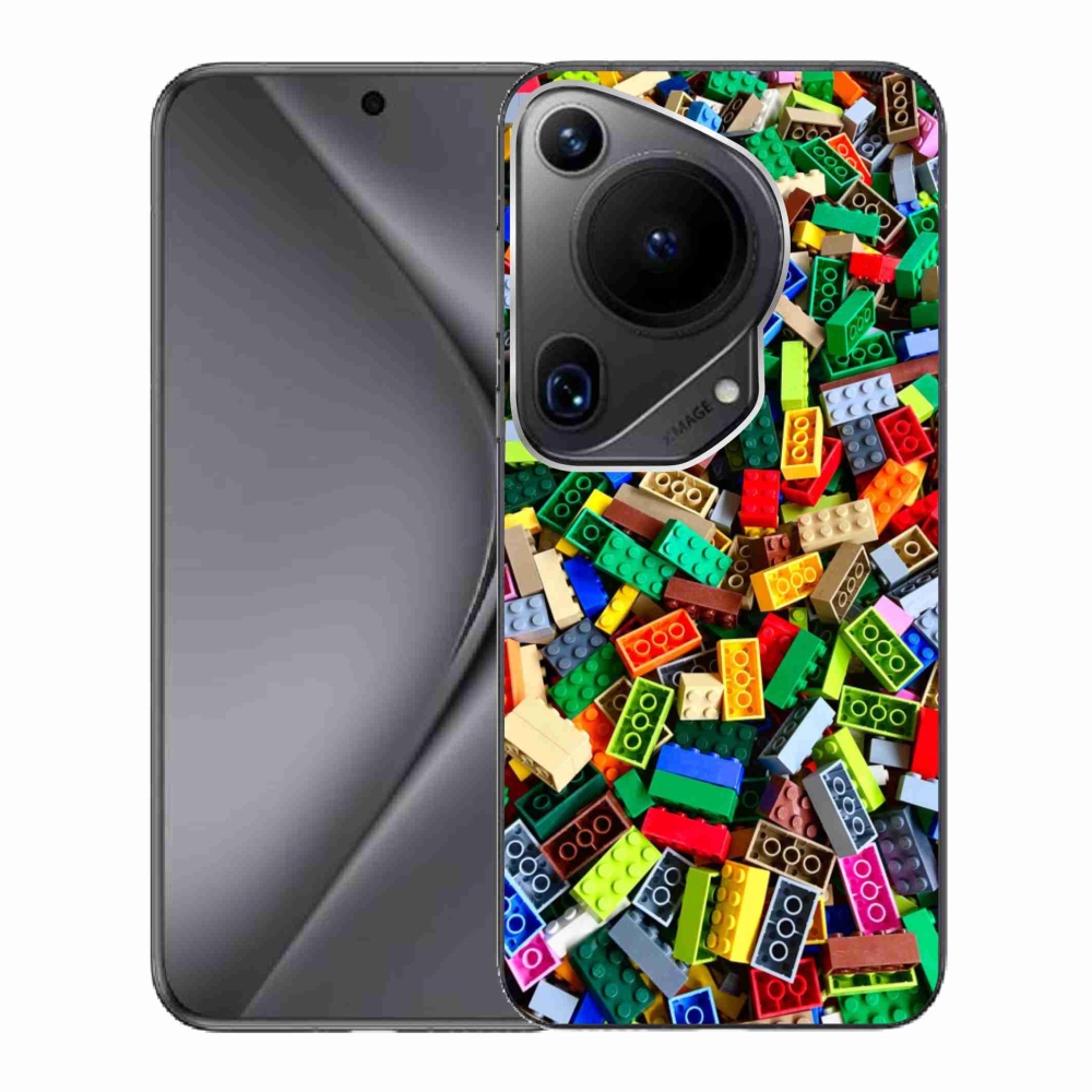 Gélový kryt mmCase na Huawei Pura 70 Ultra - farebné stavebné kocky