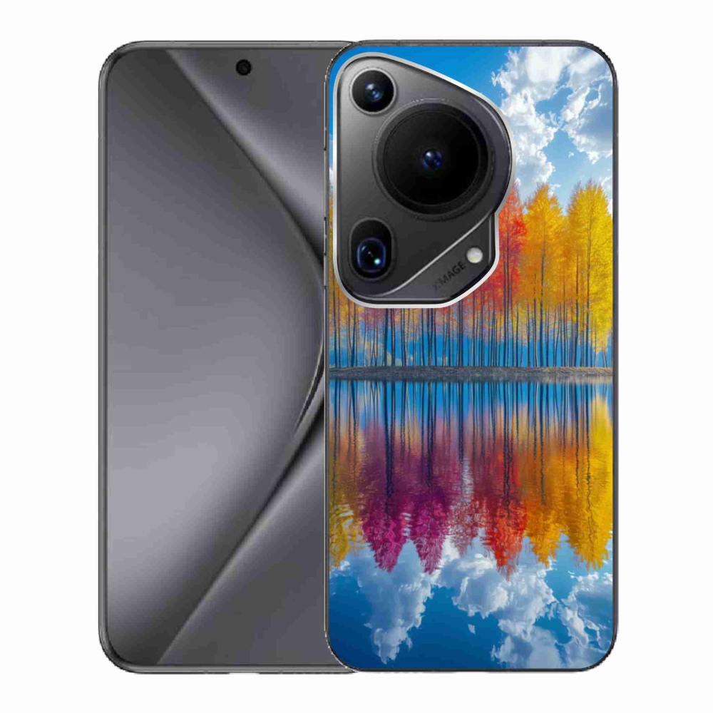 Gélový kryt mmCase na Huawei Pura 70 Ultra - farebné stromy