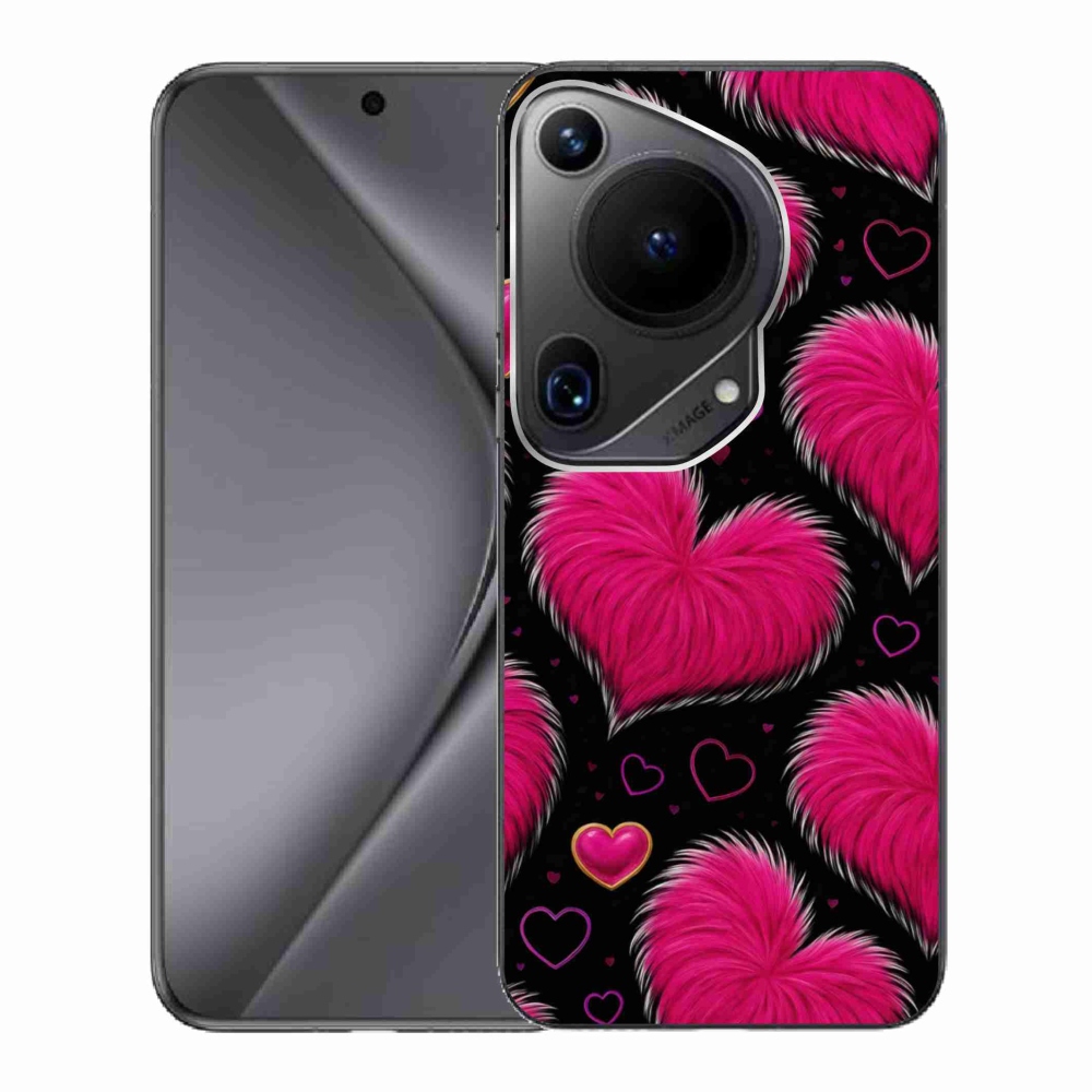 Gélový kryt mmCase na Huawei Pura 70 Ultra - hebké srdce