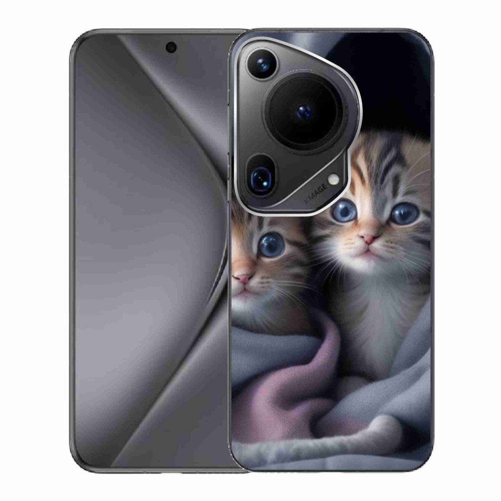Gélový kryt mmCase na Huawei Pura 70 Ultra - mačacie duo 2