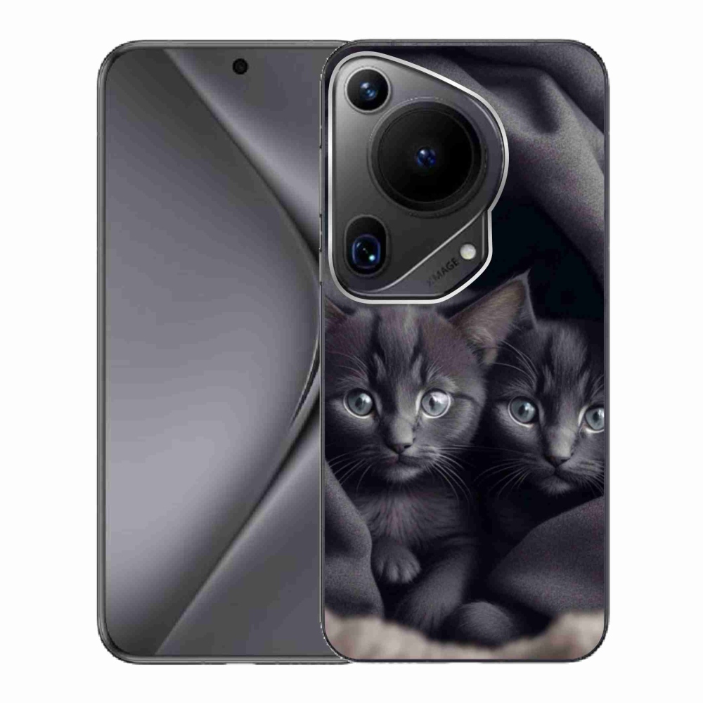 Gélový kryt mmCase na Huawei Pura 70 Ultra - mačacie duo