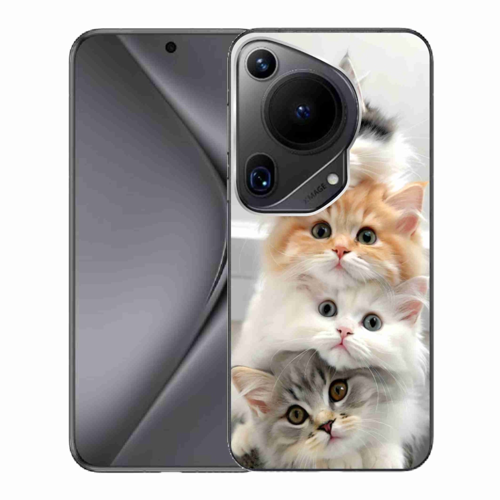 Gélový kryt mmCase na Huawei Pura 70 Ultra - mačacia partia