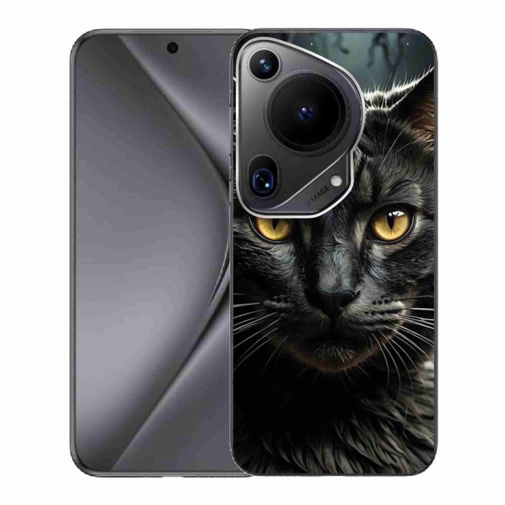 Gélový kryt mmCase na Huawei Pura 70 Ultra - mačacie pohľad 3