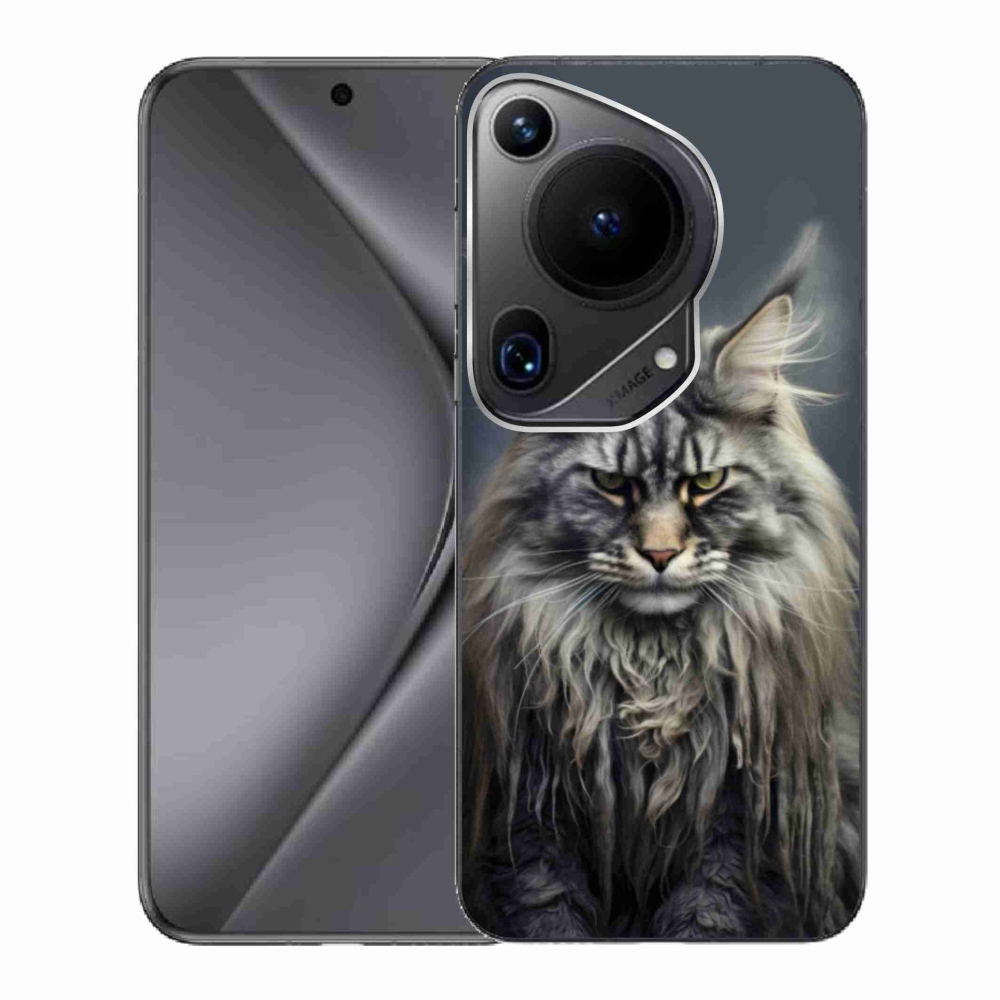 Gélový kryt mmCase na Huawei Pura 70 Ultra - mačacie pohľad 4
