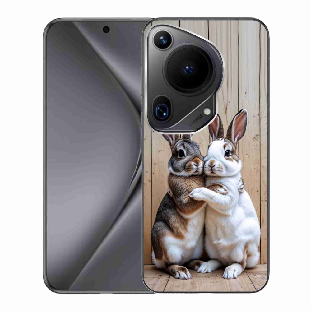 Gélový kryt mmCase na Huawei Pura 70 Ultra - králičie pár