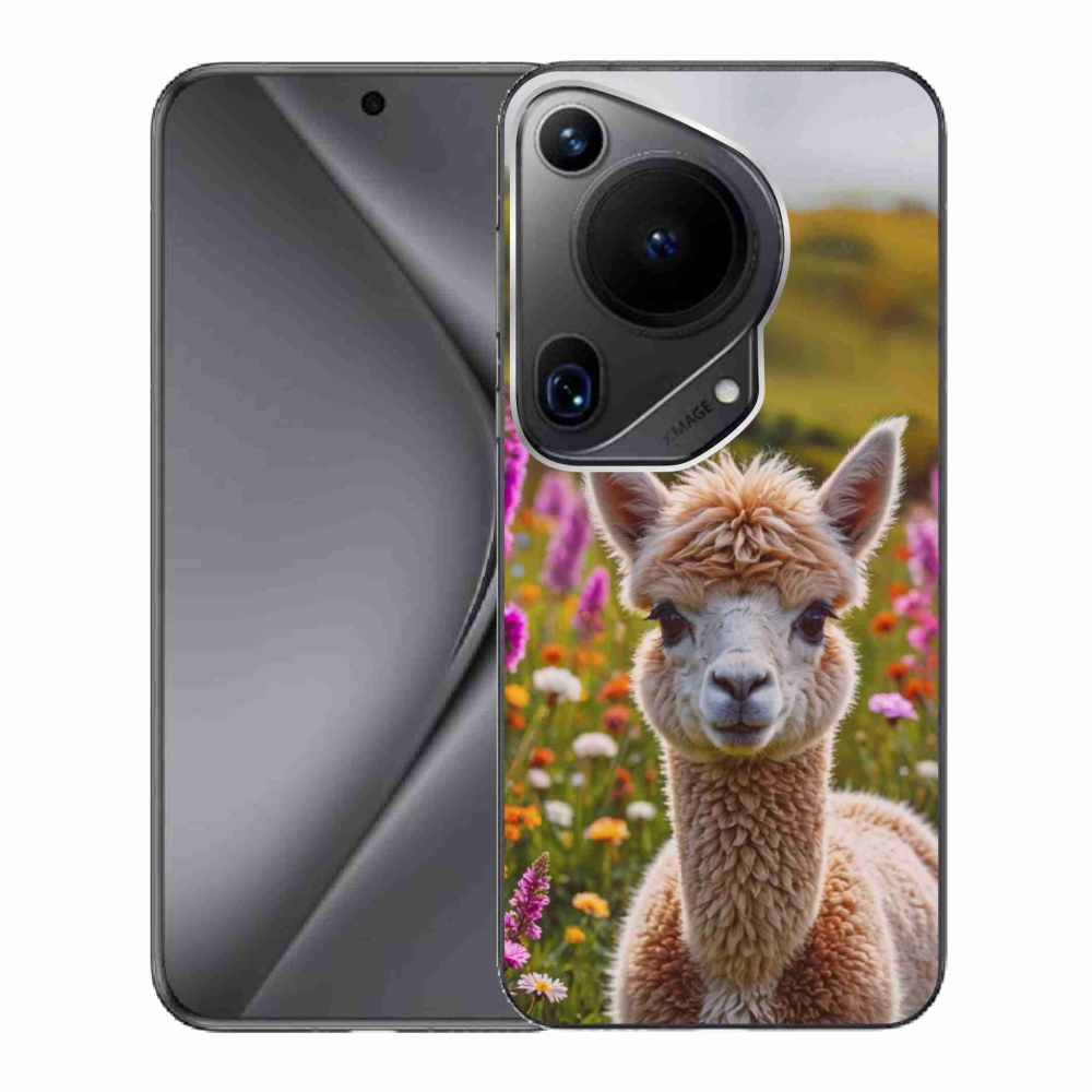 Gélový kryt mmCase na Huawei Pura 70 Ultra - lama na lúke