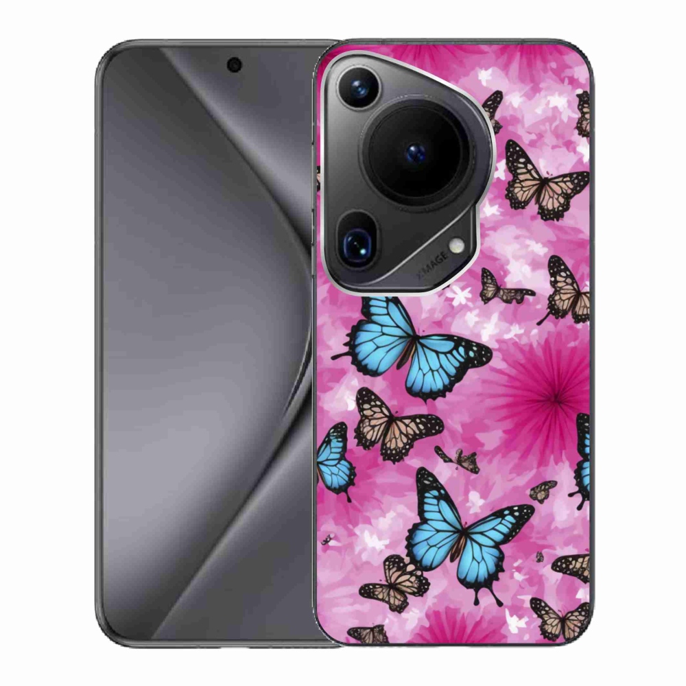 Gélový kryt mmCase na Huawei Pura 70 Ultra - motýlia záhrada