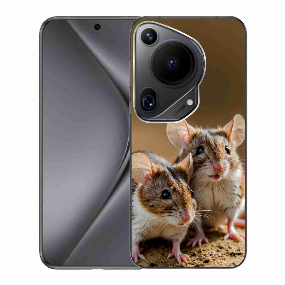 Gélový kryt mmCase na Huawei Pura 70 Ultra - myší duo